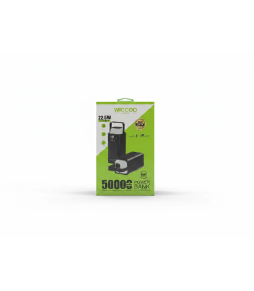 پاوربانک WICCOO ORIGINAL مدل WP‑50 ظرفیت 50000 میلی‌آمپرساعت (22.5W)