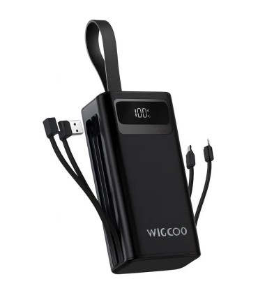 پاوربانک WICCOO ORIGINAL مدل WP‑40 ظرفیت 40000 میلی‌آمپرساعت (22.5W)