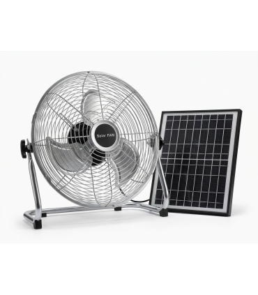 پنکه ایستاده خورشیدی مدل Solar DC Floor Fan (با قابلیت شارژ خورشیدی و برقی)