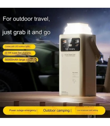 پاوربانک 50.000 میلی آمپر x-hanz مدل PB-302 خروجی 100وات( ارسال رایگان  )