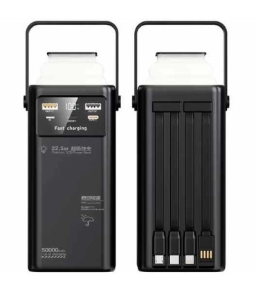 پاوربانک X-HANZ 50000mAh مدل PB501 با بخاری جیبی سفری ( ارسال رایگان )