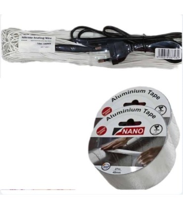 پکیج کامل 47 متری (ایرانی) برای لوله آب مناسب 15 متر لوله با گارانتی دو ساله ( برای یخ زدایی)