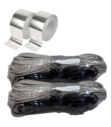 پکیج کامل 2 عددی برای لوله آب مناسب 30 متر لوله با گارانتی دو ساله ( برای یخ زدایی)