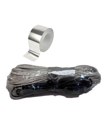 پکیج کامل 47متری  برای لوله آب مناسب 15 متر لوله با گارانتی دو ساله ( برای یخ زدایی)