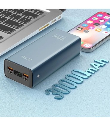 پاوربانک 30000 میلی آمپر x-hanz مدل PB-302 با بخاری جیبی سفری ( ارسال رایگان)