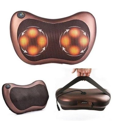 بالشت ماساژور چندمنظوره کار اند هوم مدل 8028: تسکین خستگی گردن، کمر و پا با گوی‌های حرارتی